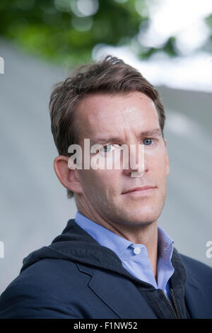 Bill Clegg, New York agente letterario, autore, Man Booker Prize Nominee, all'Edinburgh International Book Festival 2015. Edimburgo. Il 30 agosto 2015 Foto Stock