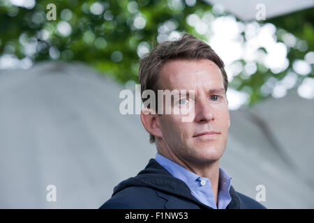 Bill Clegg, New York agente letterario, autore, Man Booker Prize Nominee, all'Edinburgh International Book Festival 2015. Edimburgo. Il 30 agosto 2015 Foto Stock