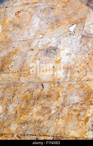 Bangkok thailandia abstract texture trasversale di piastrelle di ceramica per pavimento nel tempio Foto Stock