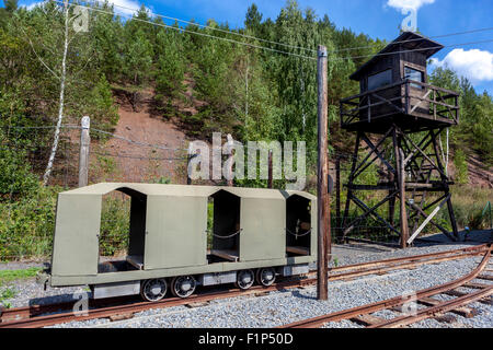 Vojna Memorial, Museo delle vittime del comunismo, vicino Pribram, Repubblica Ceca, Europa comunismo Cecoslovacchia Foto Stock