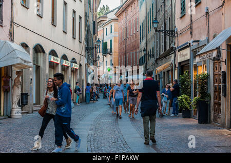 Italia Piemonte Monferrato Novi Ligure Via Girardengo Foto Stock