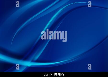 Abstract ondulata blu sullo sfondo. Dark Blue Flames. Foto Stock