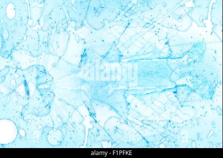 Icy sfondo blu. Artistico Comosition astratta. Icy orizzontale sfondo blu. Foto Stock