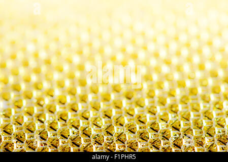 Abstract bokeh gold shine sfondo luminoso Foto Stock
