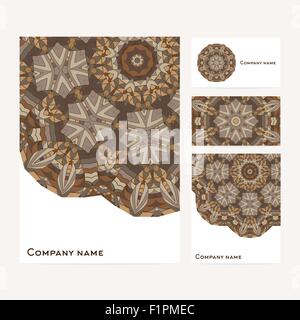 Corporate identity business set design sfondo astratto illustrazione vettoriale. Illustrazione Vettoriale