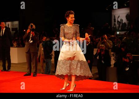 Venezia, Italia. 6 Sep, 2015. Kristen Stewart.Equals premiere.72a Venezia Film Festival.venezia.Il 5 settembre 2015. Credito: Roger Harvey/Globe foto/ZUMA filo/Alamy Live News Foto Stock