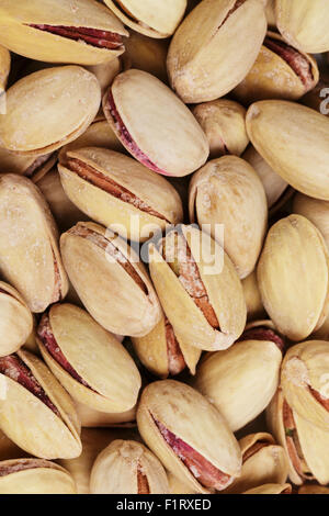 Pistacchi shot direttamente dal di sopra Foto Stock