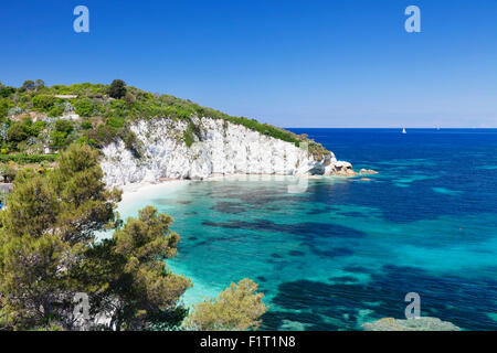 Padulella Beach, Isola d'Elba, Provincia di Livorno, Toscana, Italia, Europa Foto Stock