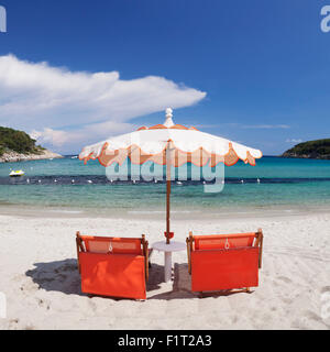 Spiaggia di Fetovaia, Isola d'Elba, Provincia di Livorno, Toscana, Italia, Europa Foto Stock