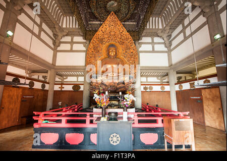 Tempio Byodo-In, Valle dei Templi, Kaneohe, Oahu, Hawaii, Stati Uniti d'America, il Pacifico Foto Stock