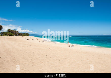 Sunset Beach, North Shore Oahu, Hawaii, Stati Uniti d'America, il Pacifico Foto Stock