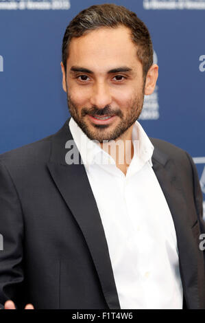 Piero Messina durante il 'L'attesa' photocall presso la 72a Venezia Festival Internazionale del Film su 05 Settembre 2015 Foto Stock