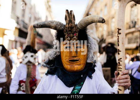 Festival internazionale maschera iberica, Lisbona, Portogallo, Europa Foto Stock