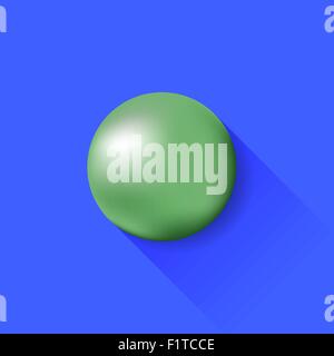 Sfera verde Illustrazione Vettoriale