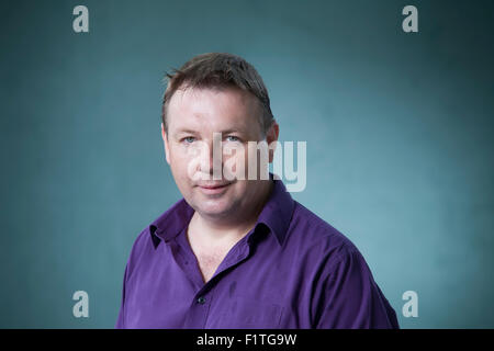 Danny Dorling, sociale geografo e scrittore, all'Edinburgh International Book Festival 2015. Edimburgo, Scozia. 19 Agosto 2015 Foto Stock