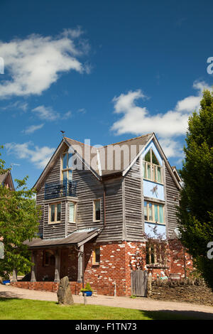 Una casa in Wintles castello vescovile Shropshire in Inghilterra. Foto Stock