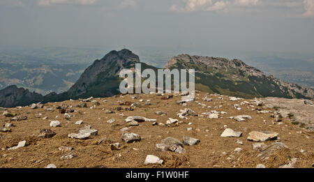 Ege polacca di picco nazionale Giewont da Kondracka Kopa picco in Tatry montagne Foto Stock