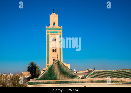 Ali ben Youssef Mosque a Marrakech Maroc Foto Stock