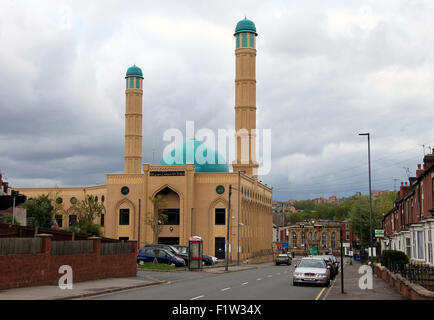 Madina moschea di Wolseley Road a Sheffield Foto Stock