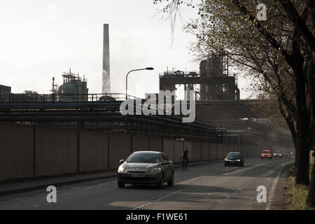 Acciaieria "TRINECKE ZELEZARNY', Trinec, Repubblica Ceca Foto Stock