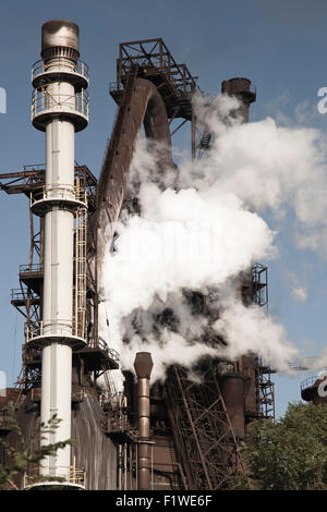 Acciaieria "TRINECKE ZELEZARNY', Trinec, Repubblica Ceca Foto Stock