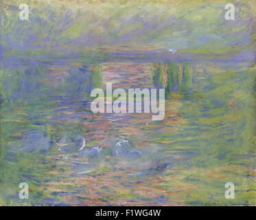 Claude Monet - il ponte di Charing Cross Foto Stock