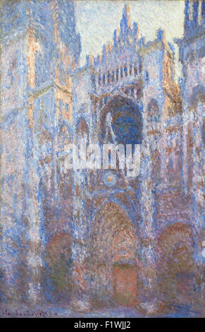 Claude Monet - la cattedrale di Rouen, facciata ovest Foto Stock