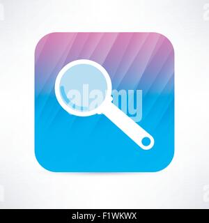 icona d'ingrandimento Illustrazione Vettoriale