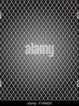 Filo di maglia per la scherma illustrazione vettoriale Illustrazione Vettoriale