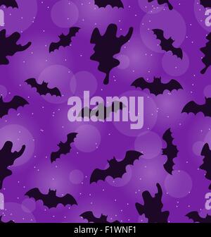 Halloween Pattern senza giunture Illustrazione Vettoriale