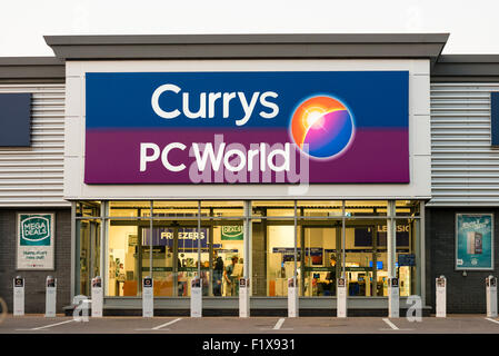 Currys mondo PC store, UK. Foto Stock