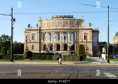 Rudolfinum auditorium della musica e galleria d'arte di Praga Repubblica Ceca, Europa Foto Stock