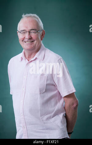 John Coyle, editor e Senior Lecturer in Letteratura inglese all'Università di Glasgow, a Edinburgh International Book Festival 2015. Edimburgo, Scozia. 20 Agosto 2015 Foto Stock