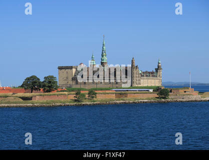 Il Castello di Kronborg a Helsingør, Danimarca Foto Stock