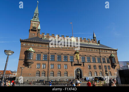Radhus Town Hall Copenhagen, Danimarca Foto Stock