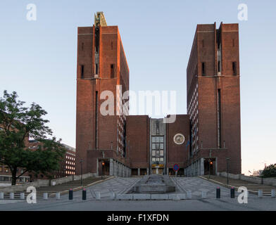 Municipio di Oslo, Norvegia Foto Stock
