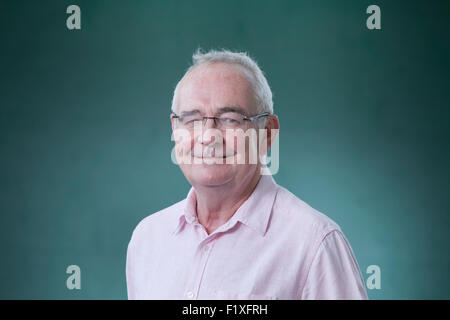 John Coyle, editor e Senior Lecturer in Letteratura inglese all'Università di Glasgow, a Edinburgh International Book Festival 2015. Edimburgo, Scozia. 20 Agosto 2015 Foto Stock