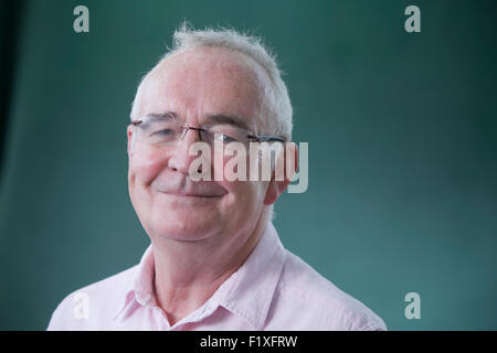 John Coyle, editor e Senior Lecturer in Letteratura inglese all'Università di Glasgow, a Edinburgh International Book Festival 2015. Edimburgo, Scozia. 20 Agosto 2015 Foto Stock