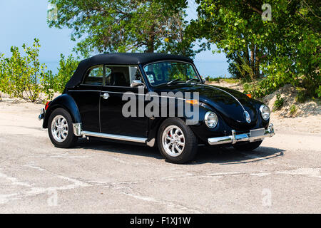 1972 Volkswagen Cabrio Karman Pullman convertibile integrata Foto Stock