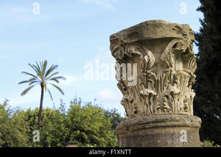 Al di fuori del Museo Nazionale Romano nelle Terme di Diocleziano. Roma, Italia. Foto Stock