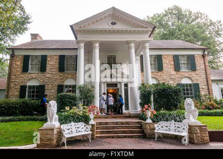 Stati Uniti, Tennessee, Memphis, Graceland, Elvis Presley's house Foto Stock