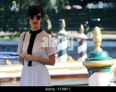 Venezia, Italia. 08 Sep, 2015. Paz Vega avvistamenti presso Hotel Excelsior durante la 72a Mostra del Cinema di Venezia il 08 settembre, 2015 a Venezia Credit: Andrea Spinelli/Alamy Live News Foto Stock