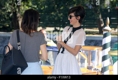 Venezia, Italia. 08 Sep, 2015. Paz Vega avvistamenti presso Hotel Excelsior durante la 72a Mostra del Cinema di Venezia il 08 settembre, 2015 a Venezia Credit: Andrea Spinelli/Alamy Live News Foto Stock