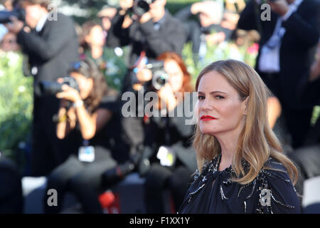 Venezia, Italia. 08 Sep, 2015. Jennifer Jason Leigh assiste Anomalisa Premiere durante la 72a Mostra del Cinema di Venezia il 08 settembre, 2015 a Venezia Credit: Andrea Spinelli/Alamy Live News Foto Stock