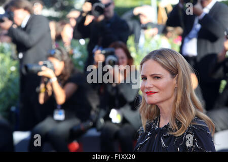 Venezia, Italia. 08 Sep, 2015. Jennifer Jason Leigh assiste Anomalisa Premiere durante la 72a Mostra del Cinema di Venezia il 08 settembre, 2015 a Venezia Credit: Andrea Spinelli/Alamy Live News Foto Stock