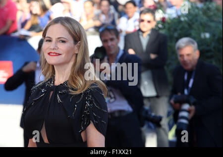 Venezia, Italia. 08 Sep, 2015. Jennifer Jason Leigh assiste Anomalisa Premiere durante la 72a Mostra del Cinema di Venezia il 08 settembre, 2015 a Venezia Credit: Andrea Spinelli/Alamy Live News Foto Stock