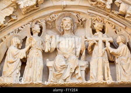 Francia, Dordogne, Perigord Blanc, Perigueux, San Front cattedrale Bizantina, fermo sulla rotta di Santiago de Compostela, classificato come patrimonio mondiale dall' UNESCO Foto Stock