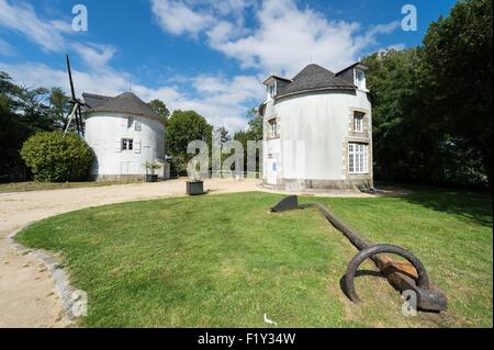 Francia, Morbihan, Lorient, il mulino nel recinto della East India Company Foto Stock