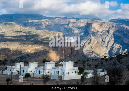 Oman, Djebel Shams, Oman Grand Canyon Foto Stock