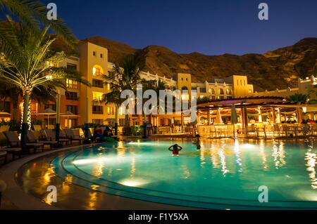 Oman, Moscato, Barr Al Jissah Resort, Shangri La Hotel Foto Stock